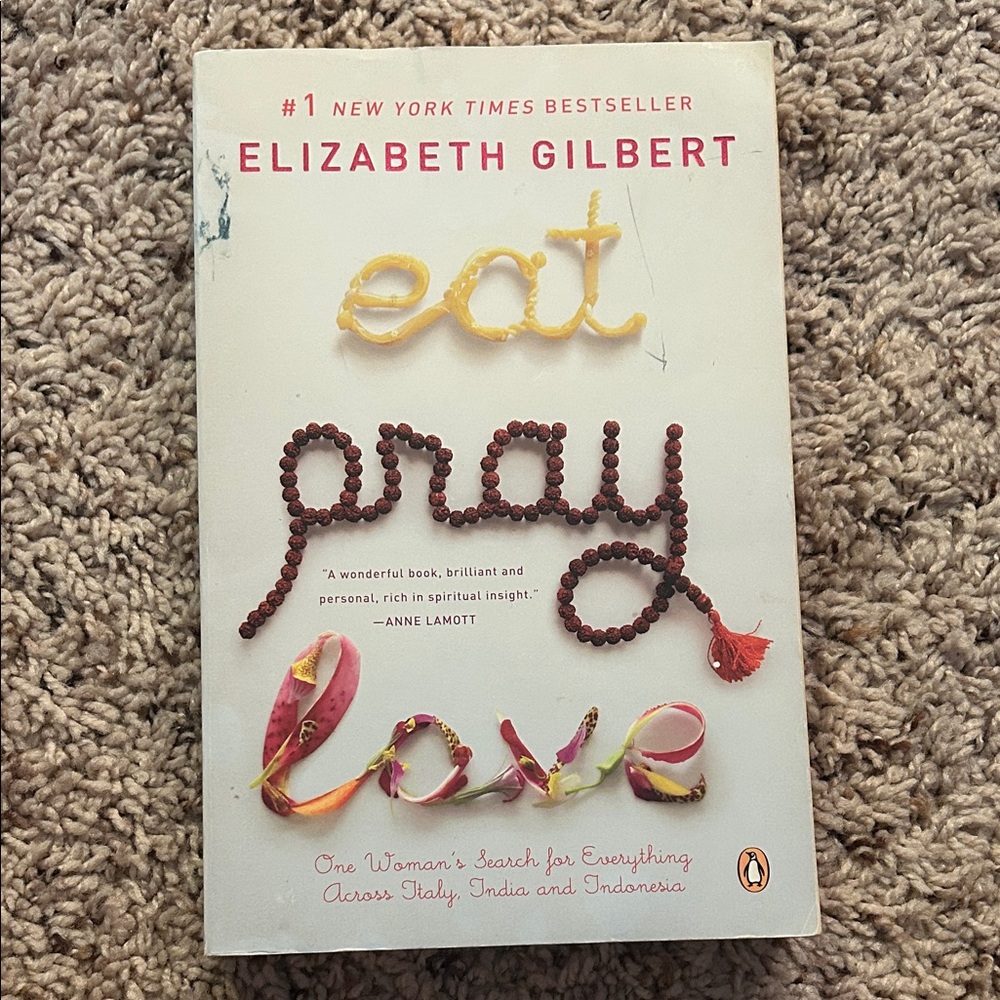 Eat Pray Love Book by Elizabeth Gilbert